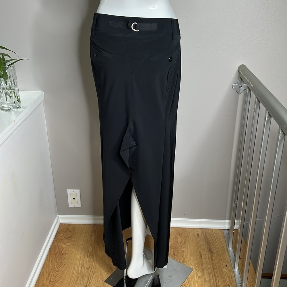 Marithe Francois Girbaud Sz 29 Nylon Long Structured Y2k Skirt Made In Italy